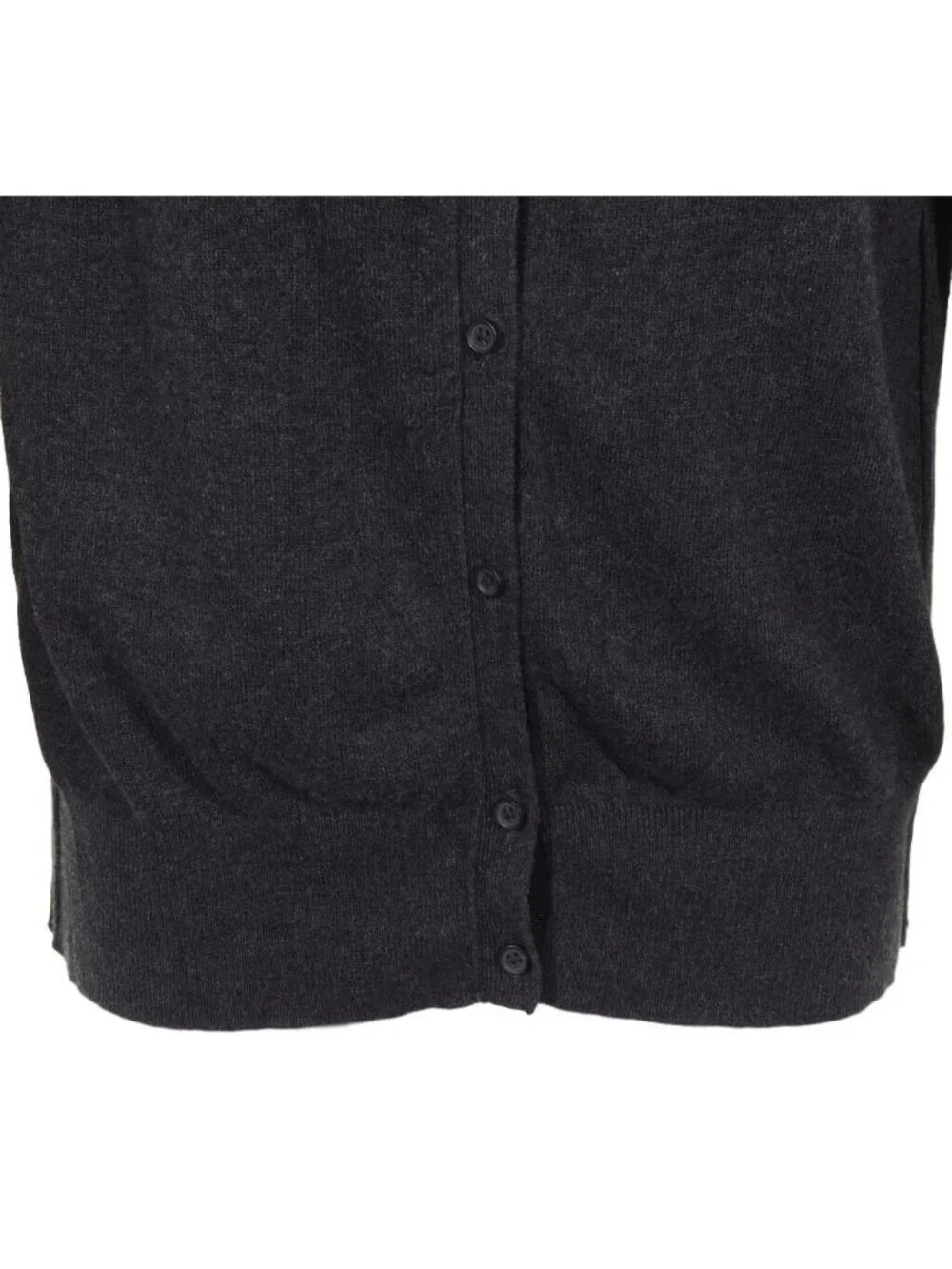 Loft Cardigan Women Small Formal Gray Embossed Beads Stones Jeweled Long Sleeve
